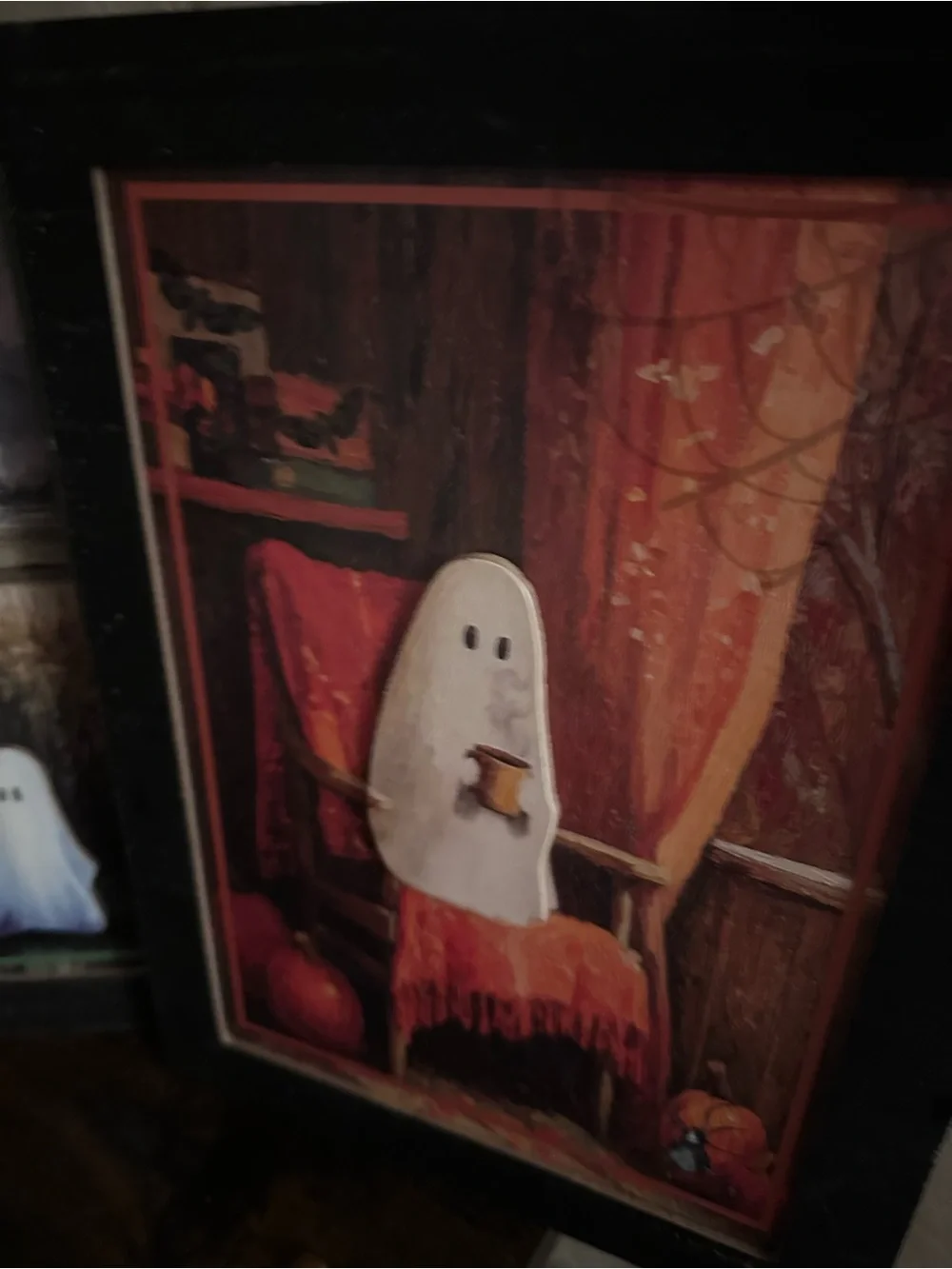 Ghost with latte art